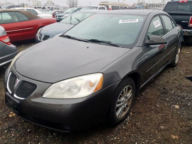 1G2ZG548954115104 - 2005 PONTIAC G6 GRAY photo 2