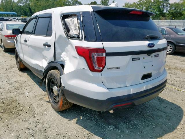 1FM5K8AR8HGE14475 - 2017 FORD EXPLORER P WHITE photo 3