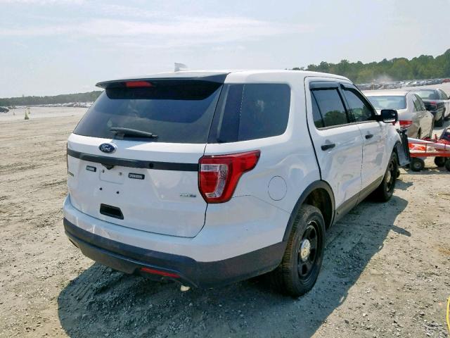 1FM5K8AR8HGE14475 - 2017 FORD EXPLORER P WHITE photo 4