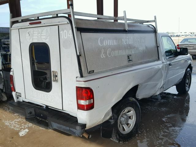 1FTYR10U38PA45678 - 2008 FORD RANGER WHITE photo 4