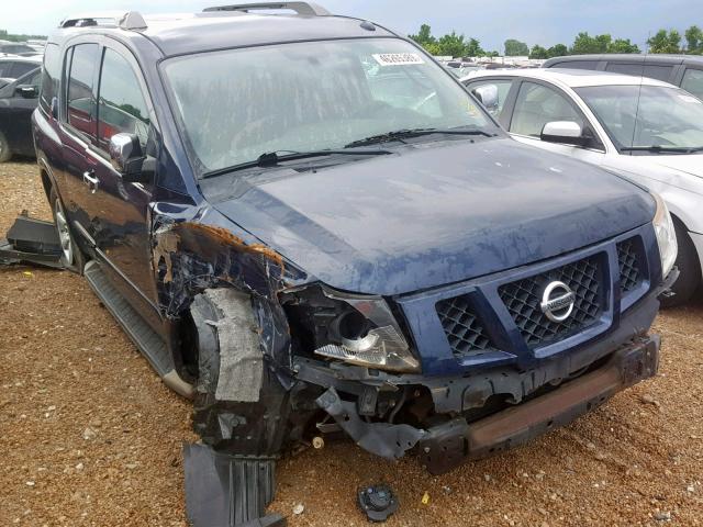 5N1AA0NDXBN605013 - 2011 NISSAN ARMADA SV BLUE photo 1