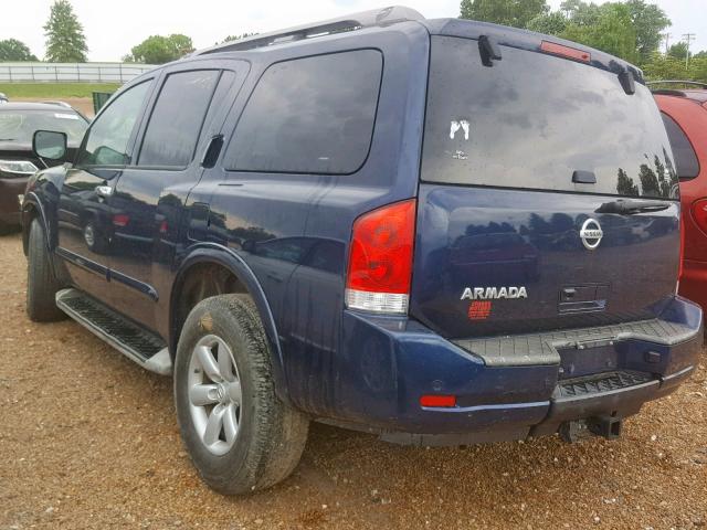 5N1AA0NDXBN605013 - 2011 NISSAN ARMADA SV BLUE photo 3