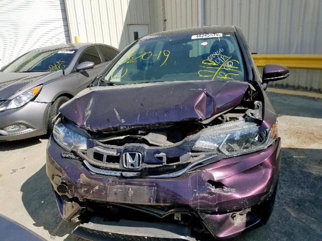 3HGGK5H84FM747964 - 2015 HONDA FIT EX PURPLE photo 9