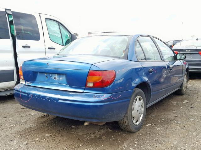 1G8ZH52852Z134253 - 2002 SATURN SL1 BLUE photo 4