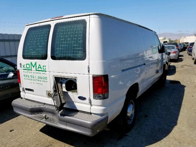 1FTNE24L76DA55425 - 2006 FORD E250 WHITE photo 4