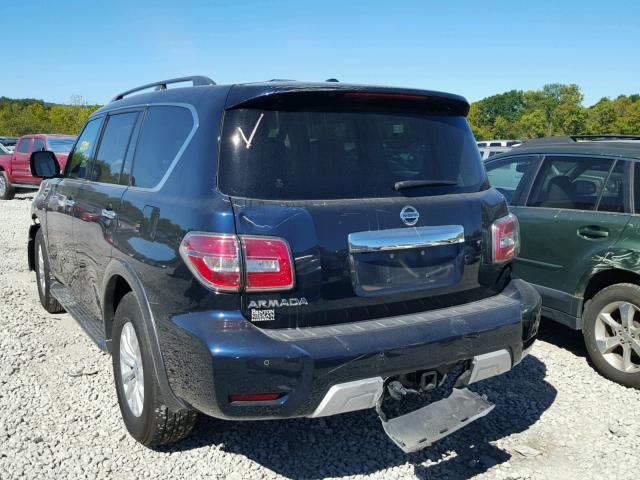 JN8AY2ND2J9052400 - 2018 NISSAN ARMADA SV BLUE photo 3