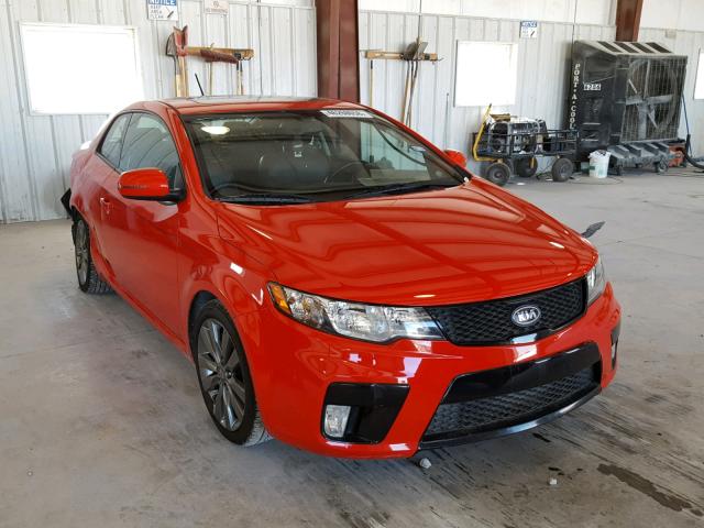 KNAFW6A36D5681775 - 2013 KIA FORTE SX RED photo 1