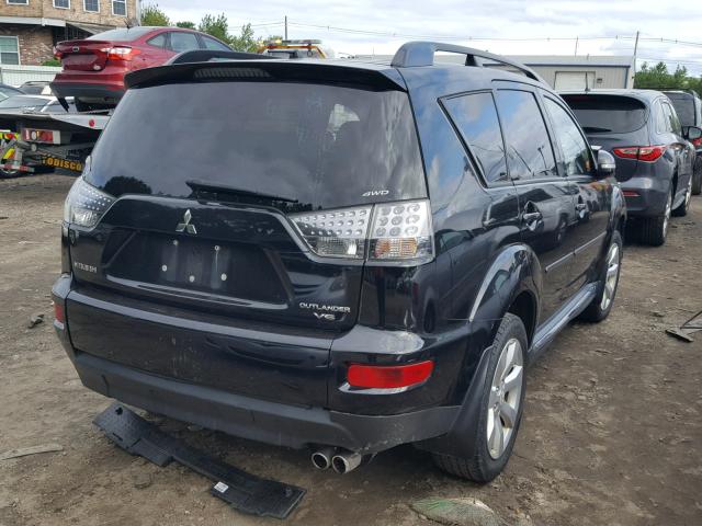 JA4JT4AX3AZ009300 - 2010 MITSUBISHI OUTLANDER BLACK photo 4