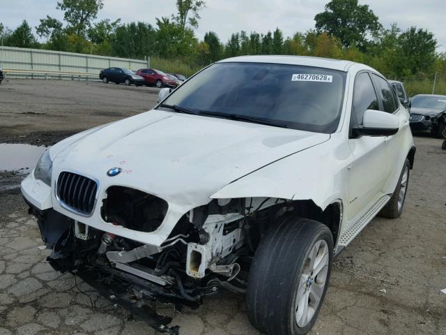 5UXFG2C5XE0C45065 - 2014 BMW X6 XDRIVE3 WHITE photo 2