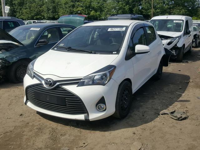 VNKKTUD31GA062367 - 2016 TOYOTA YARIS L WHITE photo 2