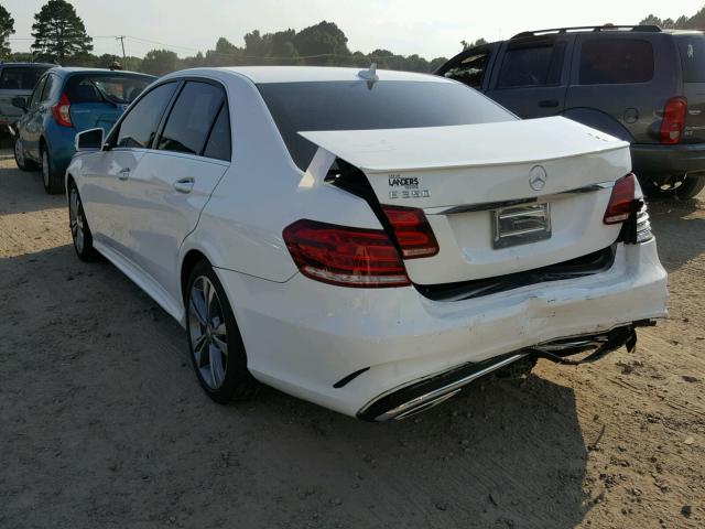 WDDHF5KB5FB124085 - 2015 MERCEDES-BENZ E 350 WHITE photo 3