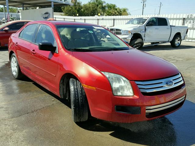 3FAFP06Z96R224409 - 2006 FORD FUSION S RED photo 1