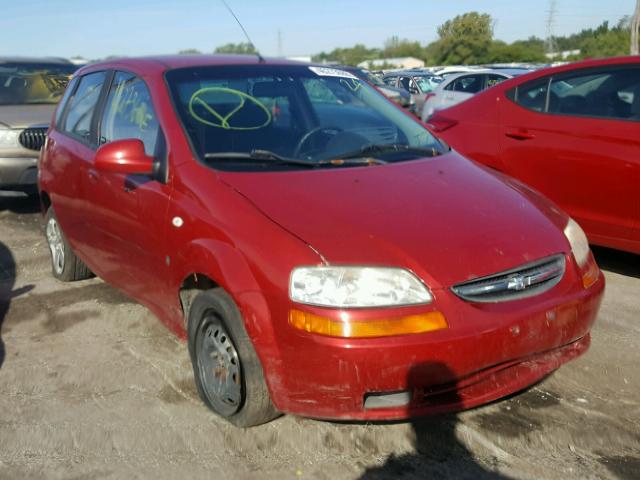 KL1TD66697B713128 - 2007 CHEVROLET AVEO BASE 红色 照片 1