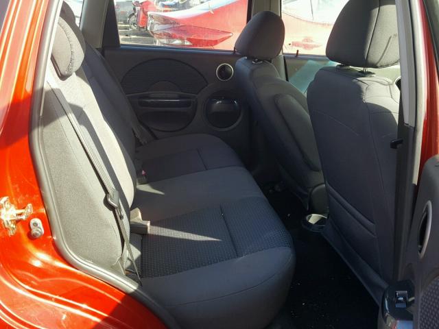 KL1TD66697B713128 - 2007 CHEVROLET AVEO BASE 红色 照片 6