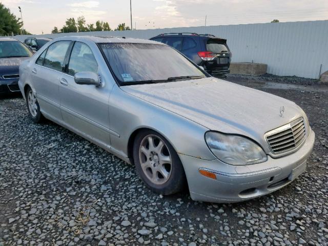 WDBNG70J61A160543 - 2001 MERCEDES-BENZ S 430 SILVER photo 1