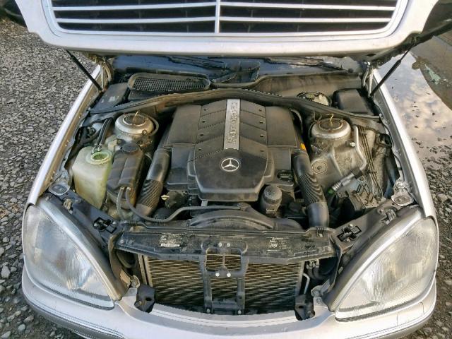 WDBNG70J61A160543 - 2001 MERCEDES-BENZ S 430 SILVER photo 7