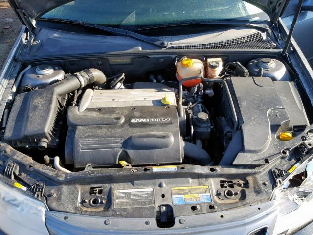 YS3FD49Y471017461 - 2007 SAAB 9-3 2.0T GRAY photo 7