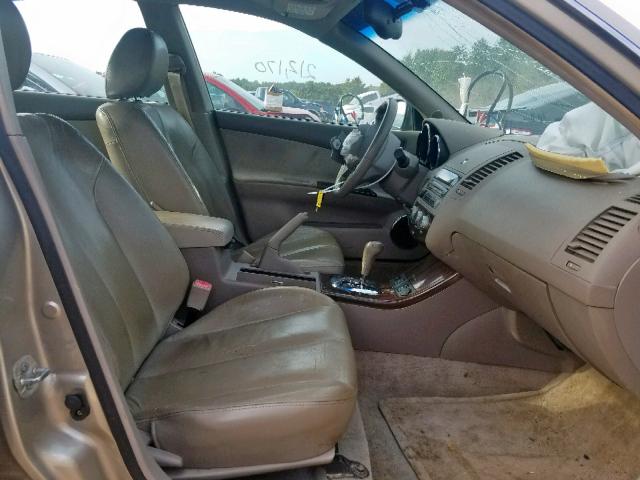 1N4BL11D45N451648 - 2005 NISSAN ALTIMA SE GOLD photo 5