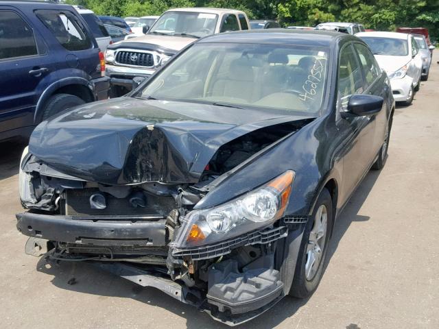 1HGCP2F4XAA023538 - 2010 HONDA ACCORD LXP BLACK photo 2