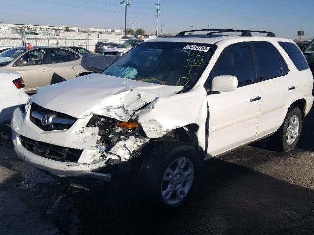 2HNYD18675H516651 - 2005 ACURA MDX TOURIN CREAM photo 2