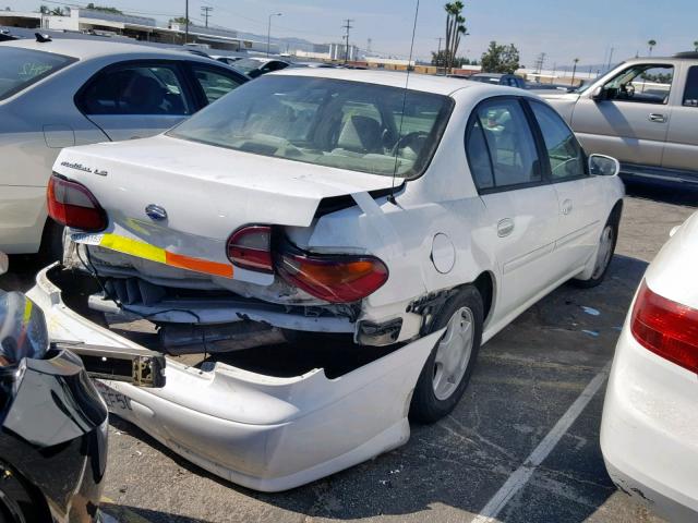 1G1NE52J8Y6220269 - 2000 CHEVROLET MALIBU LS WHITE photo 4