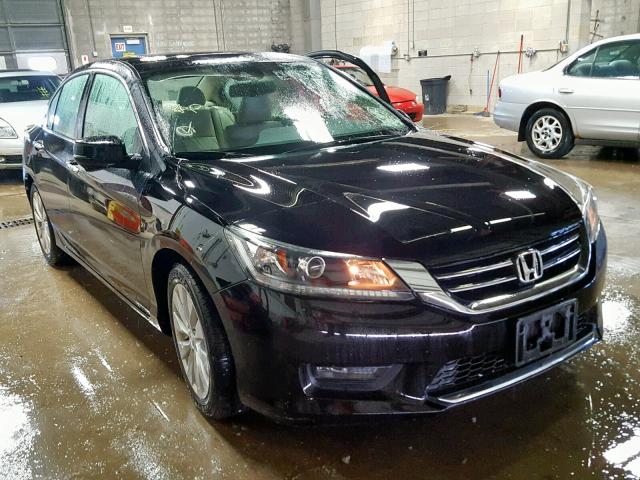 1HGCR2F89FA009523 - 2015 HONDA ACCORD EXL BLACK photo 1