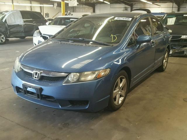 19XFA1F66BE003939 - 2011 HONDA CIVIC LX-S BLUE photo 2