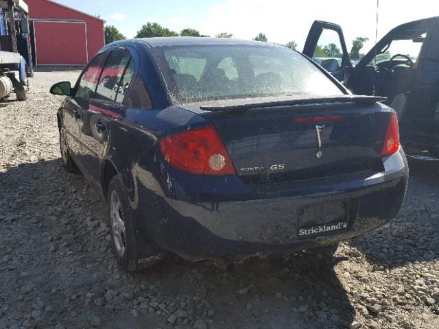 1G2AL55F087315944 - 2008 PONTIAC G5 SE BLUE photo 3