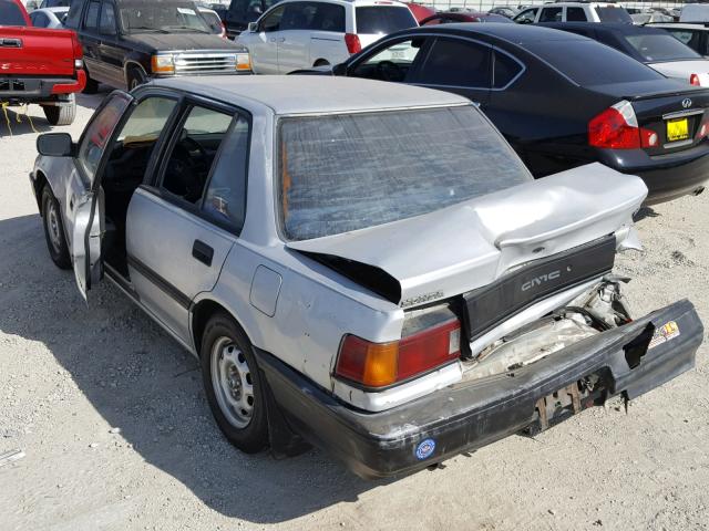 1HGED3644KA056642 - 1989 HONDA CIVIC DX SILVER photo 3