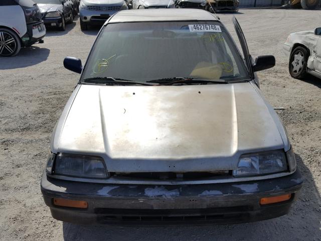 1HGED3644KA056642 - 1989 HONDA CIVIC DX SILVER photo 9