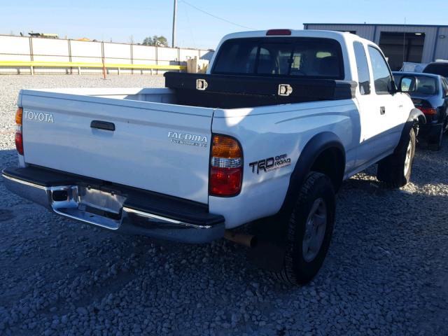 5TESN92N62Z079958 - 2002 TOYOTA TACOMA XTR 白色 照片 4