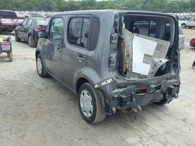 JN8AZ2KR0BT212632 - 2011 NISSAN CUBE BASE GRAY photo 3