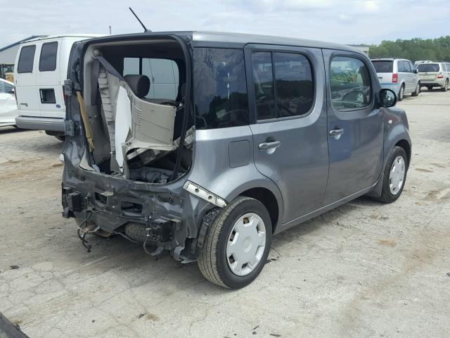 JN8AZ2KR0BT212632 - 2011 NISSAN CUBE BASE GRAY photo 4