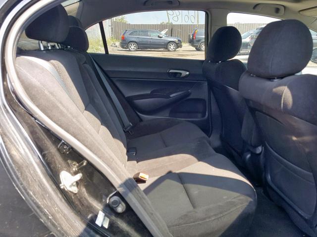 2HGFA1F61AH013122 - 2010 HONDA CIVIC LX-S შავი ფოტო 6