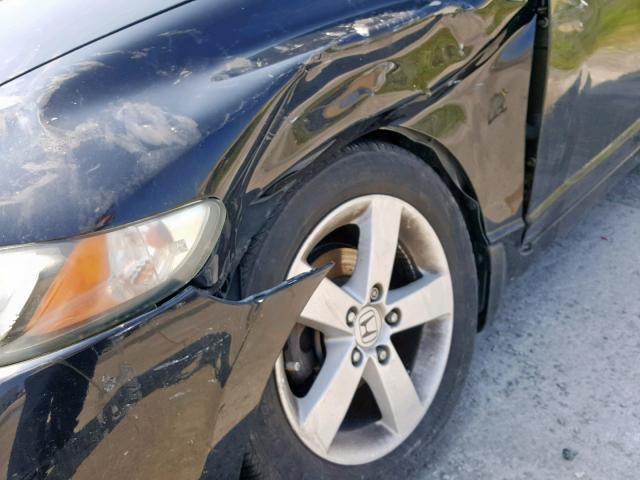 2HGFA1F61AH013122 - 2010 HONDA CIVIC LX-S შავი ფოტო 9