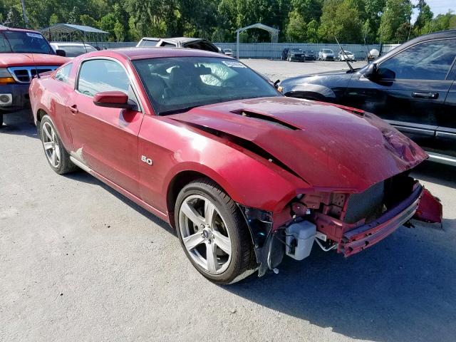 1ZVBP8CF8E5246546 - 2014 FORD MUSTANG GT RED photo 1