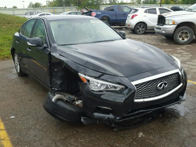 JN1BV7AR6EM693868 - 2014 INFINITI Q50 BASE BLACK photo 1