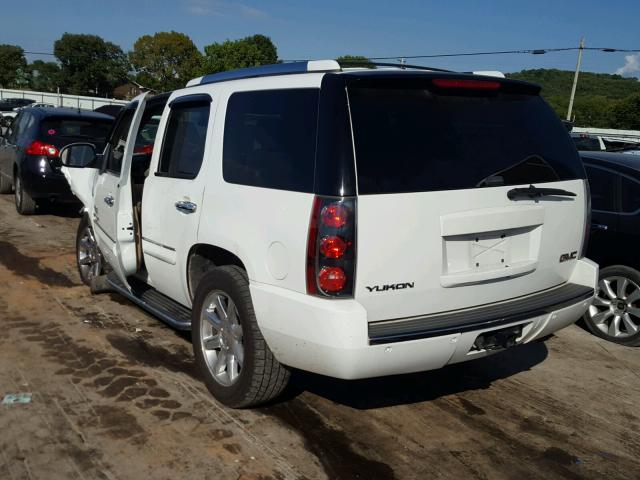 1GKFK63887J157776 - 2007 GMC YUKON DENA WHITE photo 3