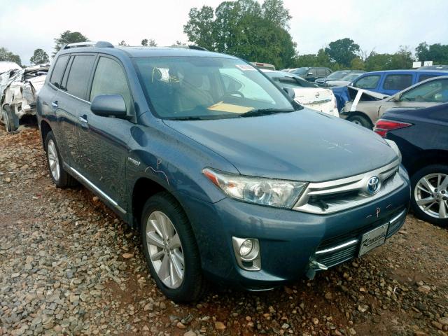 JTEDC3EH2B2002456 - 2011 TOYOTA HIGHLANDER BLUE photo 1