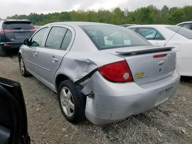 1G1AL55F377115918 - 2007 CHEVROLET COBALT LT SILVER photo 3