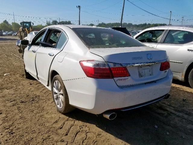 1HGCR3F87DA046301 - 2013 HONDA ACCORD EXL WHITE photo 3