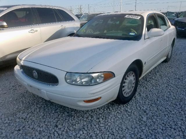 1G4HP52K234202082 - 2003 BUICK LESABRE CU WHITE photo 2