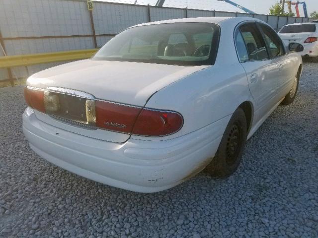 1G4HP52K234202082 - 2003 BUICK LESABRE CU WHITE photo 4