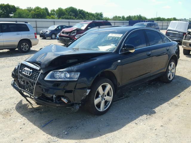 WAUAH74F28N008939 - 2008 AUDI A6 3.2 BLACK photo 2