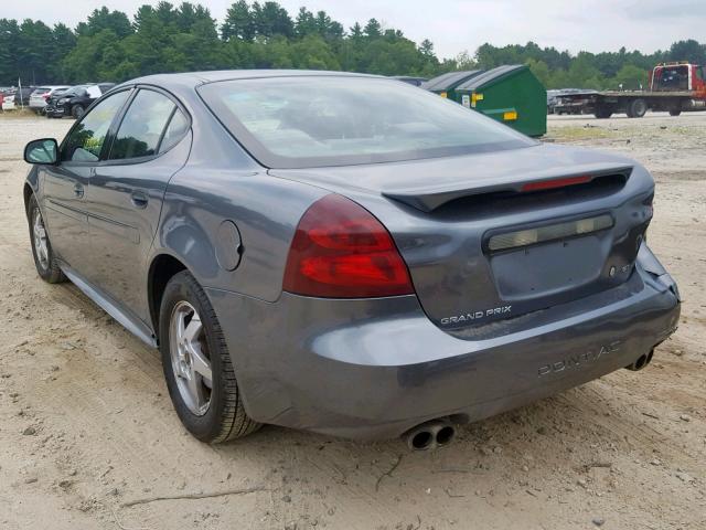 2G2WP522441365880 - 2004 PONTIAC GRAND PRIX GRAY photo 3