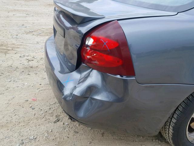 2G2WP522441365880 - 2004 PONTIAC GRAND PRIX GRAY photo 9