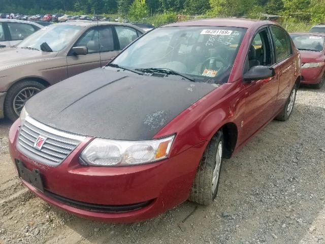 1G8AJ55F97Z143282 - 2007 SATURN ION LEVEL BURGUNDY photo 2
