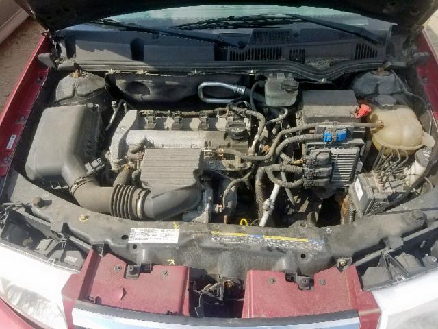 1G8AJ55F97Z143282 - 2007 SATURN ION LEVEL BURGUNDY photo 7