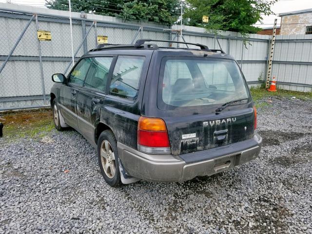 JF1SF6559XH722163 - 1999 SUBARU FORESTER S BLACK photo 3