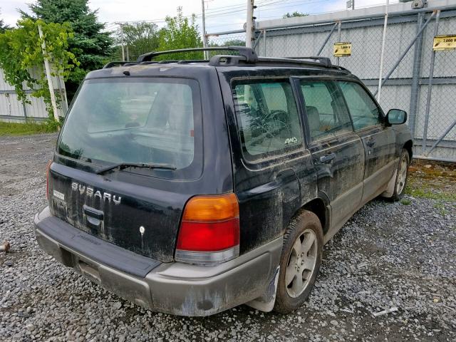 JF1SF6559XH722163 - 1999 SUBARU FORESTER S BLACK photo 4